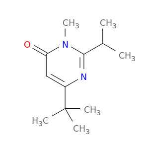 4(3H)-Pyrimidinone, 6-(1,1-dimethylethyl)-3-methyl-2-(1-methylethyl)-