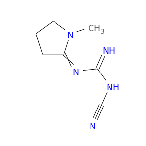 Guanidine,N-cyano-N'-(1-methyl-2-pyrrolidinylidene)-