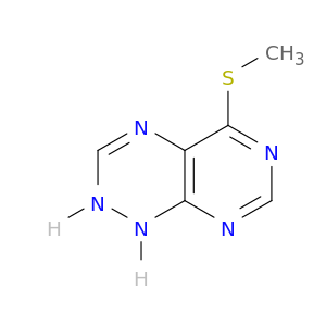 5-(methylsulfanyl)-1,2-dihydropyrimido[5,4-e][1,2,4]triazine