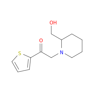 2-(2-羟甲基哌啶-1-基)-1-噻吩-2-基-乙酮