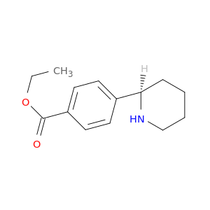 4-(2R)-2-哌啶基苯甲酸乙酯