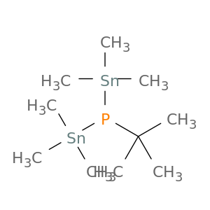 Phosphine, (1,1-dimethylethyl)bis(trimethylstannyl)-