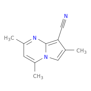Pyrrolo[1,2-a]pyrimidine-8-carbonitrile, 2,4,7-trimethyl-