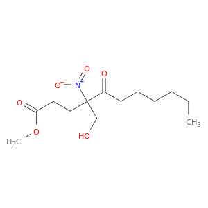 Undecanoic acid, 4-(hydroxymethyl)-4-nitro-5-oxo-, methyl ester