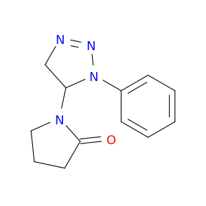 2-Pyrrolidinone, 1-(4,5-dihydro-1-phenyl-1H-1,2,3-triazol-5-yl)-