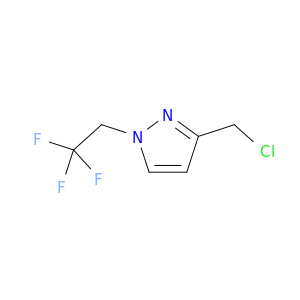 3-(Chloromethyl)-1-(2,2,2-trifluoroethyl)-1H-pyrazole