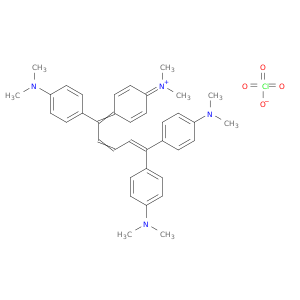 Methanaminium, N-methyl-N-[4-[1,5,5-tris[4-(dimethylamino)phenyl]-2,4-pentadien-1-ylidene]-2,5-cyclohexadien-1-ylidene]-, perchlorate (1:1)