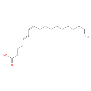 5,7-Octadecadienoic acid, (5E,7Z)-