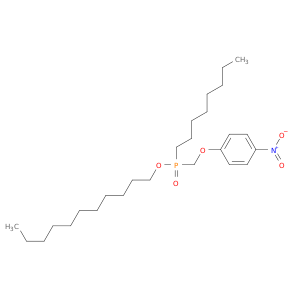 Phosphinic acid, [(4-nitrophenoxy)methyl]octyl-, undecyl ester