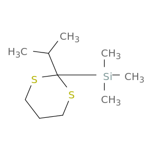 Silane, trimethyl[2-(1-methylethyl)-1,3-dithian-2-yl]-