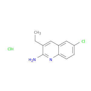 2-Amino-6-chloro-3-ethylquinoline hydrochloride