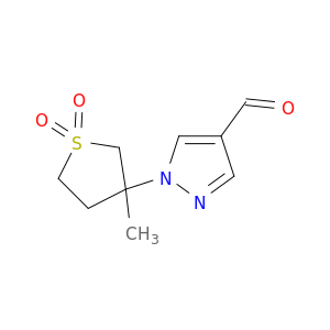 1-(3-Methyl-1,1-dioxo-1lambda6-thiolan-3-yl)-1H-pyrazole-4-carbaldehyde
