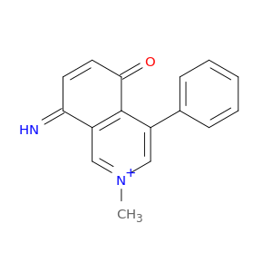 Isoquinolinium, 5,8-dihydro-8-imino-2-methyl-5-oxo-4-phenyl-