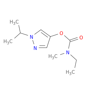 Carbamic acid, ethylmethyl-, 1-(1-methylethyl)-1H-pyrazol-4-yl ester