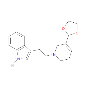 1H-Indole, 3-[2-[3-(1,3-dioxolan-2-yl)-5,6-dihydro-1(2H)-pyridinyl]ethyl]-