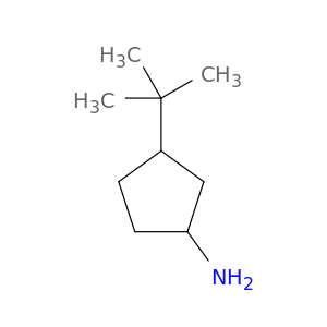 Cyclopentanamine, 3-(1,1-dimethylethyl)-