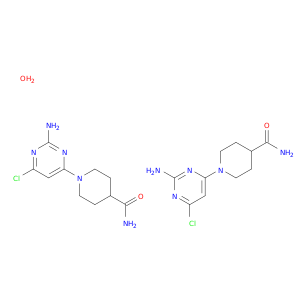 4-Piperidinecarboxamide, 1-(2-amino-6-chloro-4-pyrimidinyl)-, hydrate(2:1)