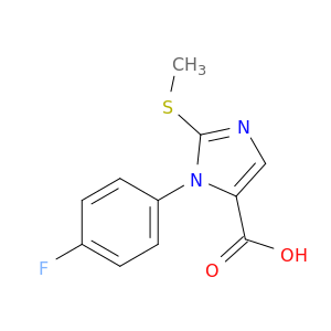 1-(4-Fluorophenyl)-2-(methylsulfanyl)-1H-imidazole-5-carboxylic Acid