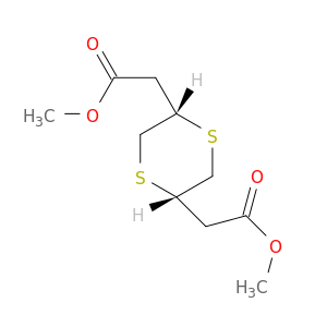 1,4-Dithiane-2,5-diacetic acid, dimethyl ester, cis-