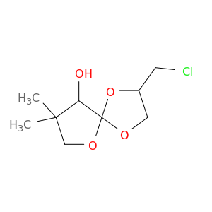 1,4,6-Trioxaspiro[4.4]nonan-9-ol, 2-(chloromethyl)-8,8-dimethyl-