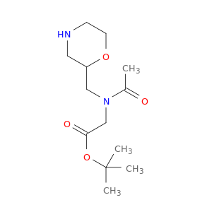tert-Butyl 2-{N-[(Morpholin-2-yl)methyl]acetamido}acetate