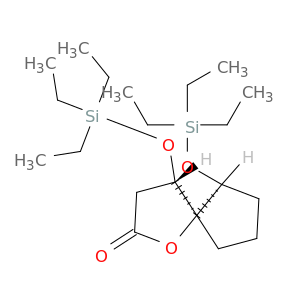 1-Oxaspiro[4.4]nonan-2-one, 4,6-bis[(triethylsilyl)oxy]-, (4S,5R,6S)-