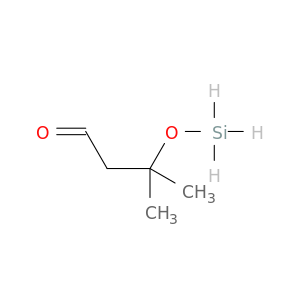 Butanal, 3-methyl-3-(silyloxy)-
