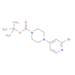 2-溴-4-(N-BOC-哌嗪-1-基)吡啶