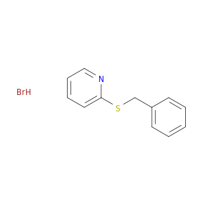 Pyridine, 2-[(phenylmethyl)thio]-, hydrobromide