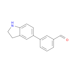 Benzaldehyde,3-(2,3-dihydro-1H-indol-5-yl)-