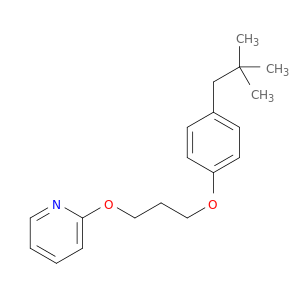 Pyridine,2-[3-[4-(2,2-dimethylpropyl)phenoxy]propoxy]-