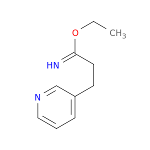 3-Pyridinepropanimidicacid, ethyl ester