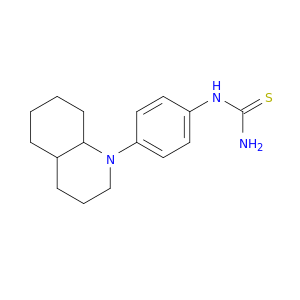 Thiourea, [4-(octahydro-1(2H)-quinolinyl)phenyl]-