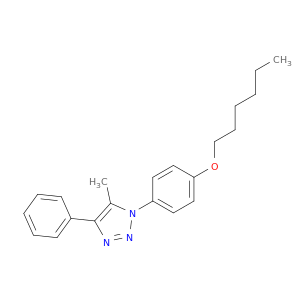 1H-1,2,3-Triazole, 1-[4-(hexyloxy)phenyl]-5-methyl-4-phenyl-