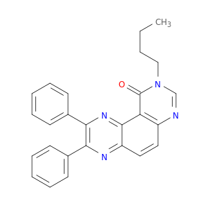 9-butyl-2,3-diphenylpyrazino[2,3-f]quinazolin-10(9h)-one