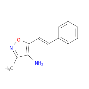 4-Isoxazolamine, 3-methyl-5-[(1E)-2-phenylethenyl]-