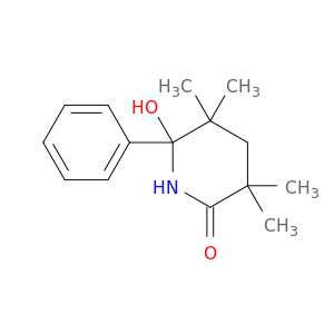 2-Piperidinone, 6-hydroxy-3,3,5,5-tetramethyl-6-phenyl-