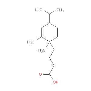 2-环己烯-1-丁酸,1,2-二甲基-4-(1-甲乙基)-