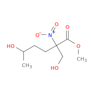 Hexanoic acid, 5-hydroxy-2-(hydroxymethyl)-2-nitro-, methyl ester