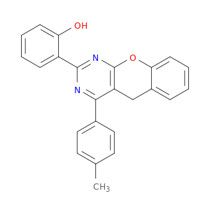 Phenol, 2-[4-(4-methylphenyl)-5H-[1]benzopyrano[2,3-d]pyrimidin-2-yl]-