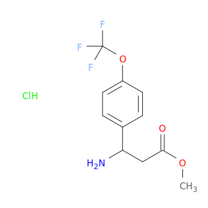 Methyl3-amino-3-[4-(trifluoromethoxy)phenyl]propanoate hcl