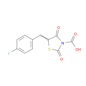 3-Thiazolidinecarboxylic acid, 5-[(4-fluorophenyl)methylene]-2,4-dioxo-