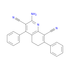 3,8-Quinolinedicarbonitrile, 2-amino-5,6-dihydro-4,7-diphenyl-