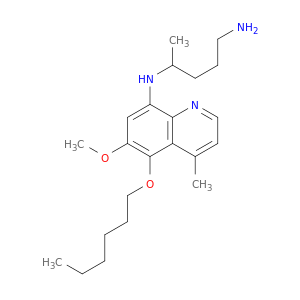 N4-(5-(HEXYLOXY)-6-METHOXY-4-METHYL-8-QUINOLINYL)-1,4-PENTANEDIAMINE