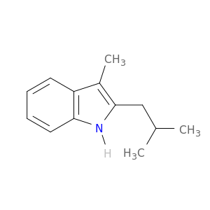 1H-Indole, 3-methyl-2-(2-methylpropyl)-