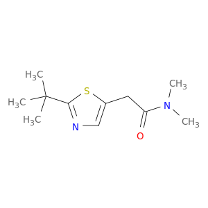 5-Thiazoleacetamide, 2-(1,1-dimethylethyl)-N,N-dimethyl-