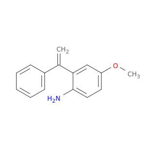 Benzenamine, 4-methoxy-2-(1-phenylethenyl)-