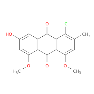 9,10-Anthracenedione, 1-chloro-7-hydroxy-4,5-dimethoxy-2-methyl-