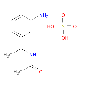 乙酰胺,N-[1-(3-氨基苯基)乙基]-,硫酸盐(1：1)