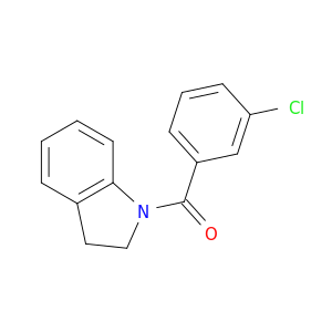 (3-Chlorophenyl)(indolin-1-yl)methanone